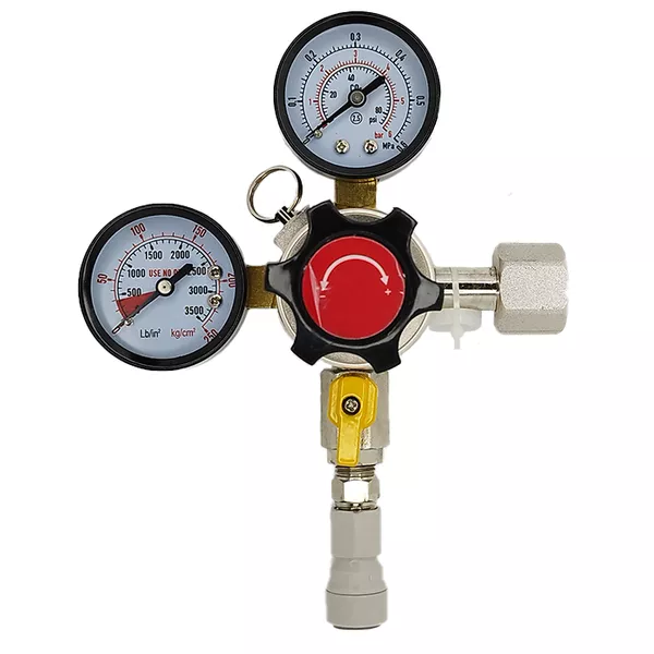 VALVULA REDUTORA / REGULADOR PRESSAO CO2 P/ CHOPE 1 SAIDA COM
