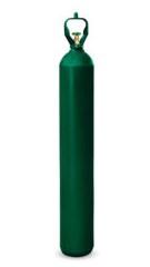 Cilindro Oxigênio C50 litros 10m3 Verde Medicinal capacete fixo Homologado VAZIO