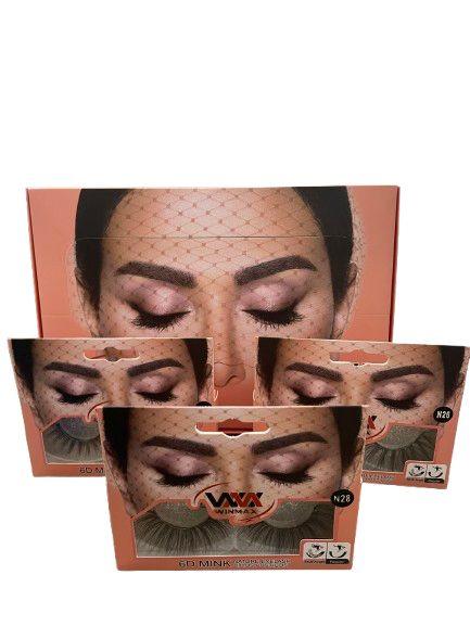 CILIOS POSTICIOS DE PLASTICO VOLUME 6D SORTIDO N26/N28/N46 ACOND. (WINMAX)