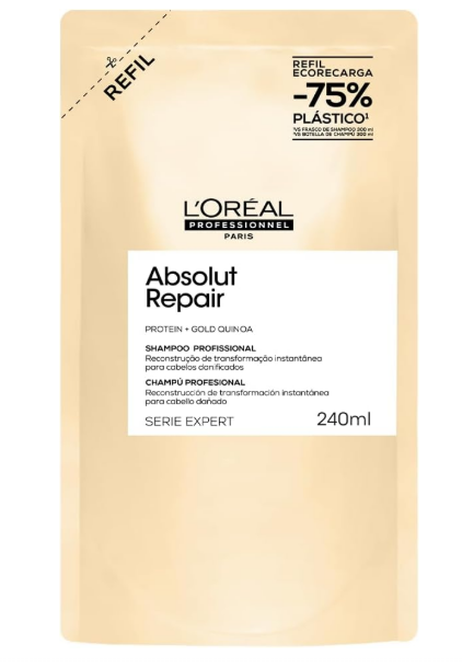 Refil Shampoo Absolut Repair 240ml
