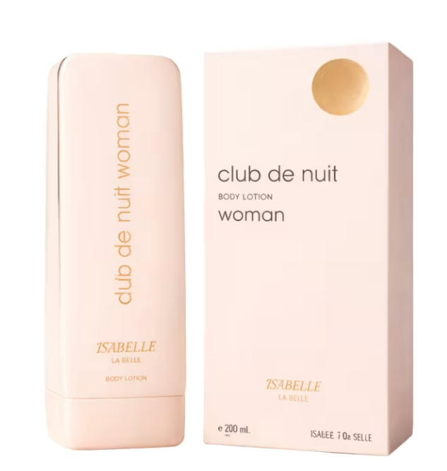 Isabelle La Belle Creme Corporal Hidratante Club Woman, 200ml