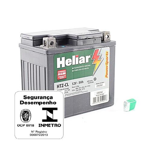 BATERIA NXR/TITAN MIX/XRE300 HTZ6L (HELIAR)