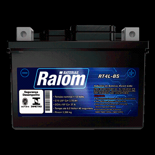 BATERIA TITAN KS/BIZ ES 4BS (RAIOM)