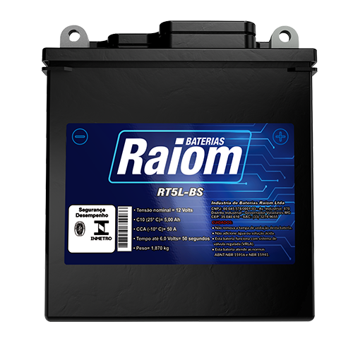 BATERIA XTZ 125/CRYPTON 5BS (RAIOM)