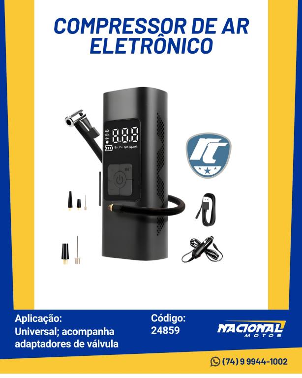 COMPRESSOR ELETRONICO PNEU INFLATOR (RT)