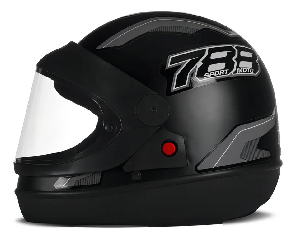 CAPACETE SPORT MOTO NEW PTF/CZ 58