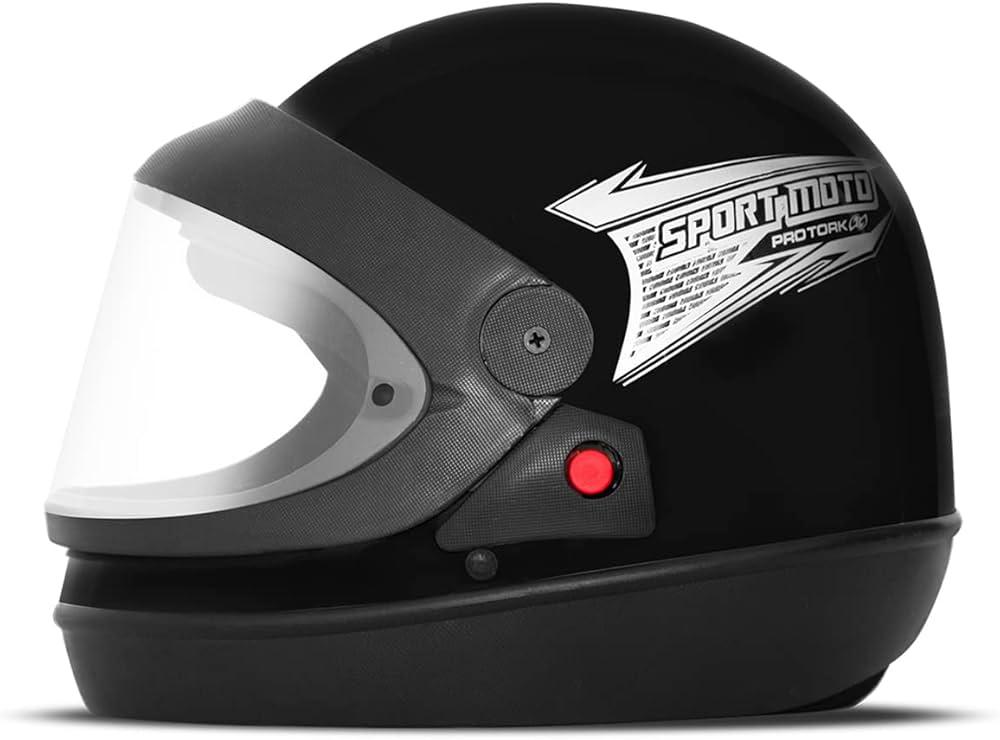 CAPACETE SPORT MOTO LIGHT PT 56 (TORK)