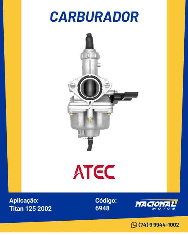 CARBURADOR TITAN 02/XLR 125 (ATEC)