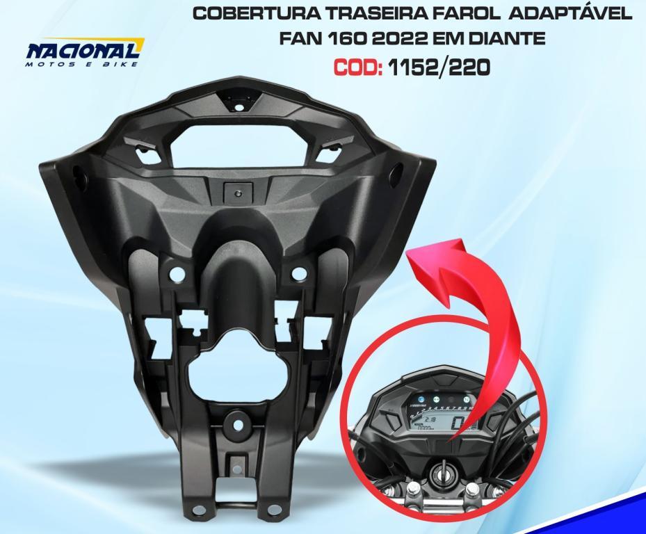CARCAÇA PAINEL SUP FAN 160 22 (PARAMOTOS)