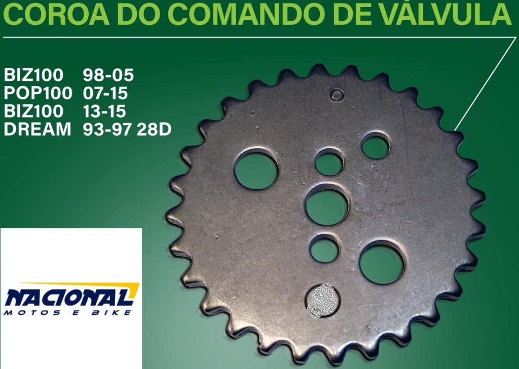 COROA COMANDO BIZ/POP 100 28D (MGA)