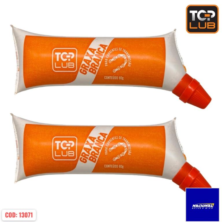 GRAXA CORRENTE BRANCA 80G (TOPLUB)