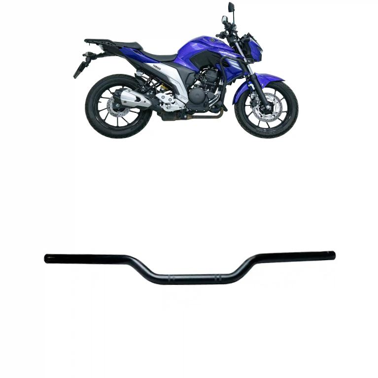 GUIDÃO FAZER 250 18/20 C/PESO PT/METALICO