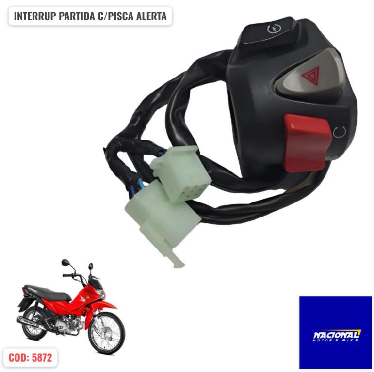 INTERRUP PARTIDA POP 110 C/ALERTA (RT)
