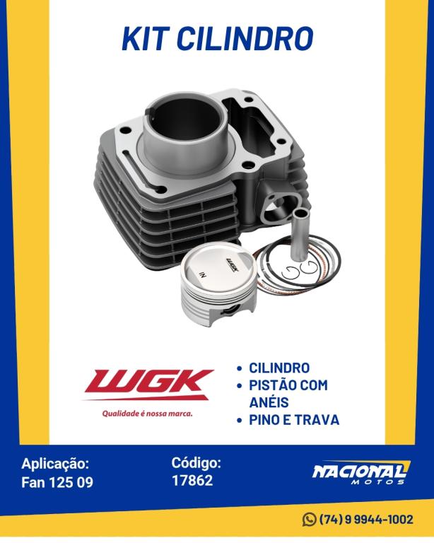 KIT CILINDRO MOTOR FAN 125 09