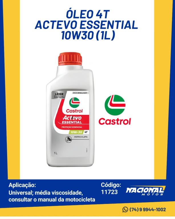 OLEO 4T 10W30 1LT (CASTROL ACTEVO ESSENTIAL)