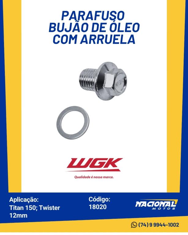 PARAF BUJÃO OLEO TITAN 150/TWIST 12MM (WGK
