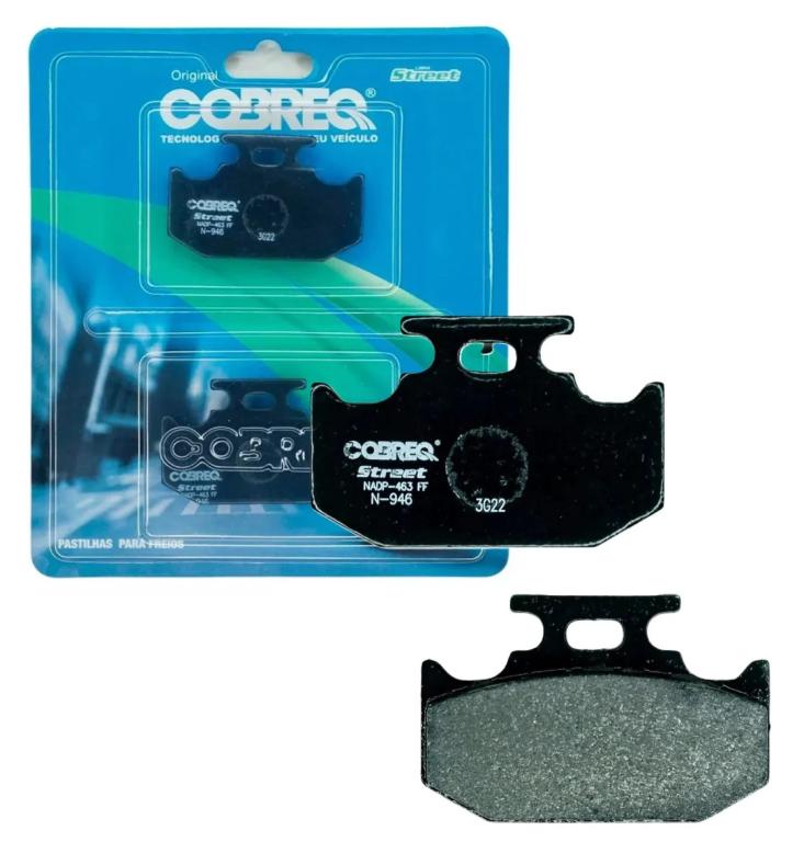 PASTILHA FREIO T FAZER 250/CROSSER (COBREQ)
