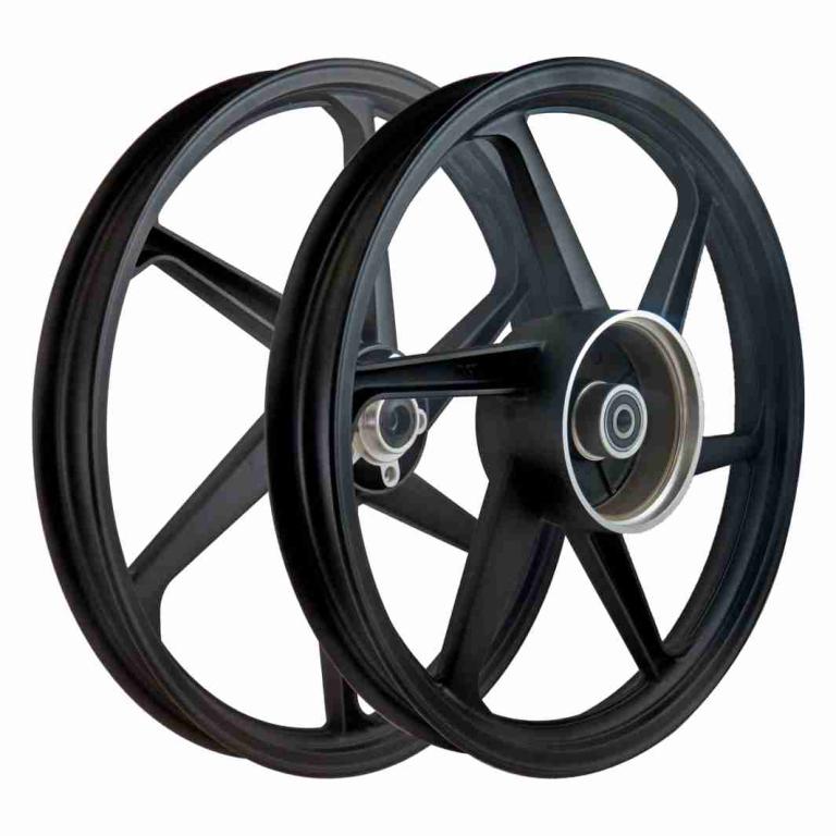 RODA ALUMÍNIO TITAN 150ESD 09 6P PT (SMART)