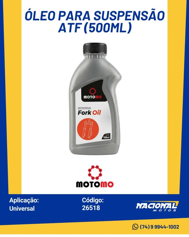 OLEO SUSPENSÃO FORK OIL ATF 500ML (MOTOMO)