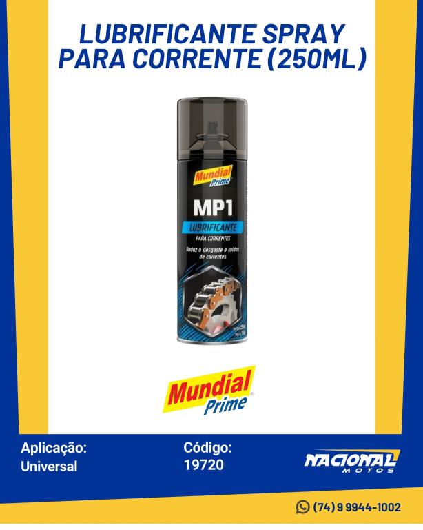 LUBRIFICANTE CORRENTE SPRAY 250ML (M PRIME)