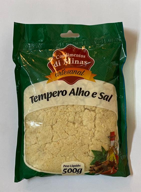 TEMPERO ALHO E SAL 1X12X500GR - DI MINAS