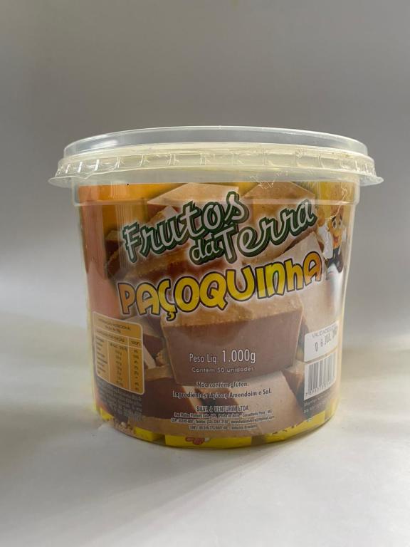 DOCE PAÇOCA QUADRADA 1X50X20G - FRUTOS DA TERRA