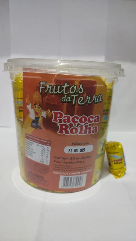 DOCE PAÇOCA ROLHA 1X50X15G - FRUTOS DA TERRA