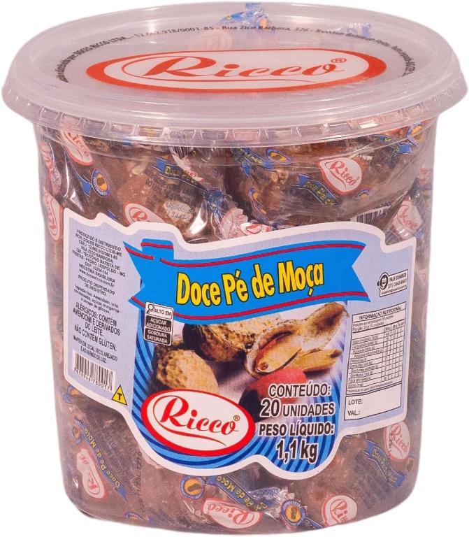DOCE PE DE MOÇA 1X20X55G - RICCO
