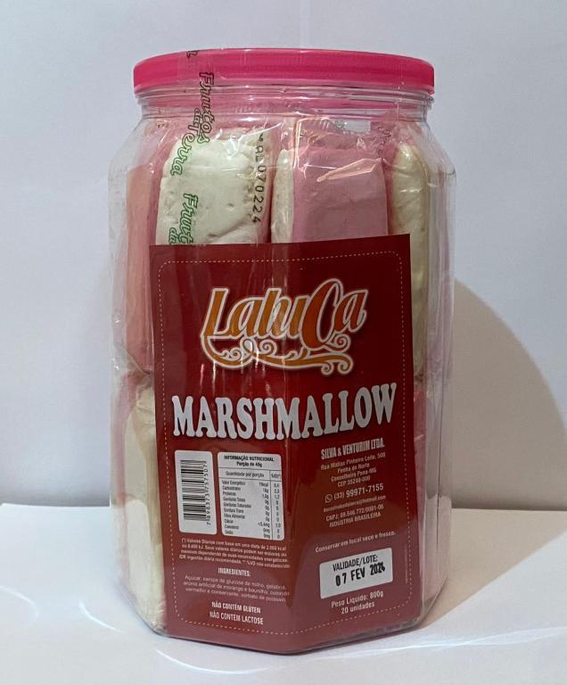 DOCE GELEIA MARSHIMELOW 1X20X40G - LALUCA