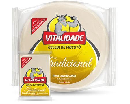 DOCE GELEIA MOCOTO 400GR BRANCA REDONDA - VITALIDADE
