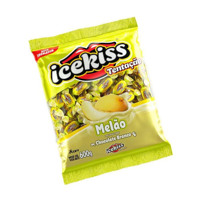 BALA DURA ICE KISS TENTAÇAO MELAO 500GR