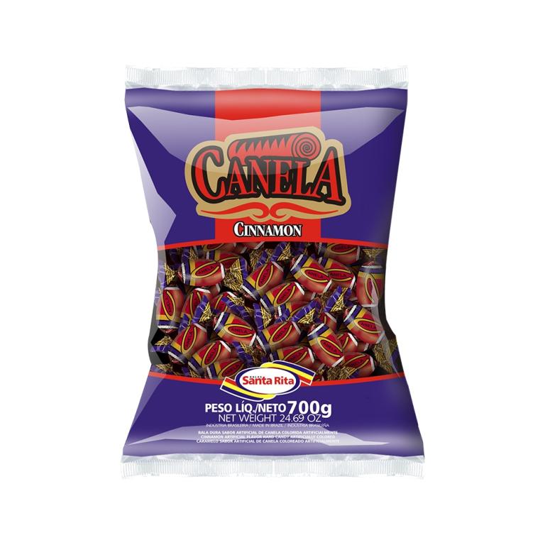 BALA DURA CANELA 600GR -SANTA RITA