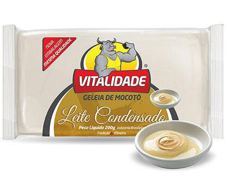 DOCE GELEIA MOCOTO 200GR LEITE CONDENSADO - VITALIDADE