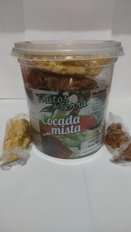 DOCE COCADA PINGADA MISTA 1X20X50G - FRUTOS DA TERRA