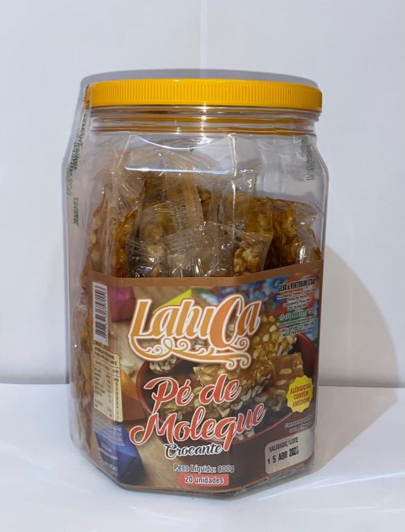 DOCE PE DE MOLEQUE CROCANTE 1X20X40G - LALUCA
