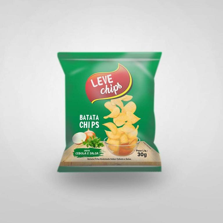 BATATA CHIPS CEBOLA E SALSA 1X24X30G - LEVE