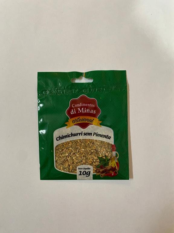 CONDIMENTO CHIMICHURRI SEM PIMENTA 1X15X10GR - DI MINAS