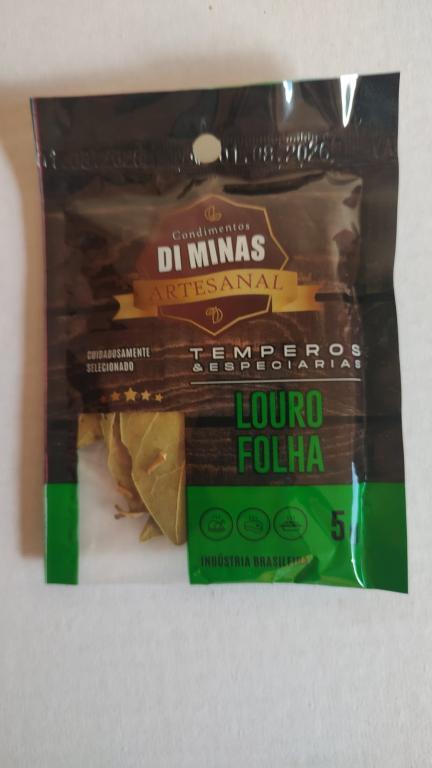 CONDIMENTO LOURO FOLHA 1X15X5GR - DI MINAS