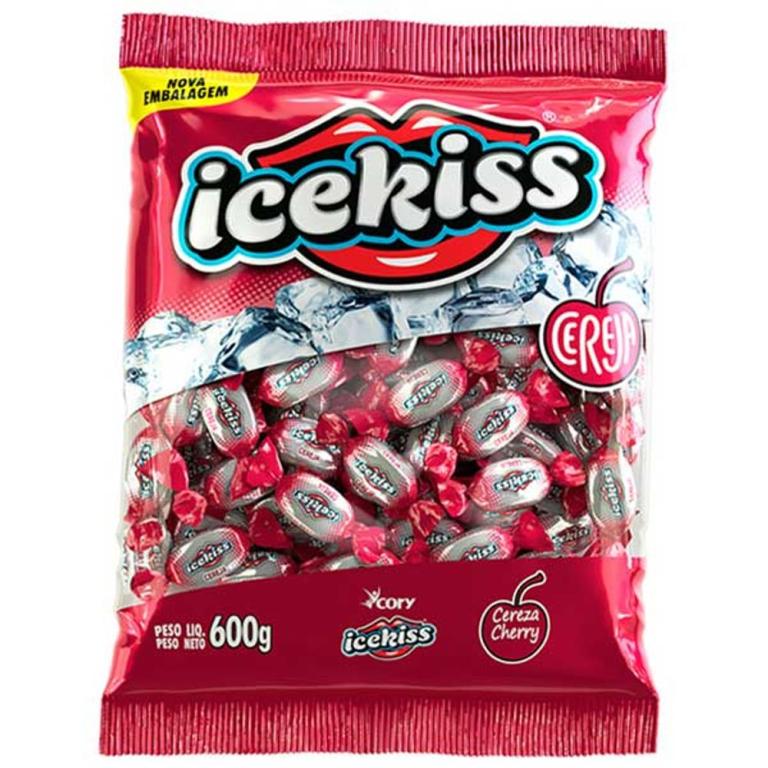 BALA DURA ICE KISS CEREJA 500GR