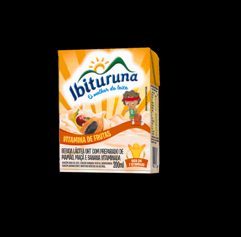 BEBIDA LACTEA IBITURUNA FRUTAS 1X27X200ML
