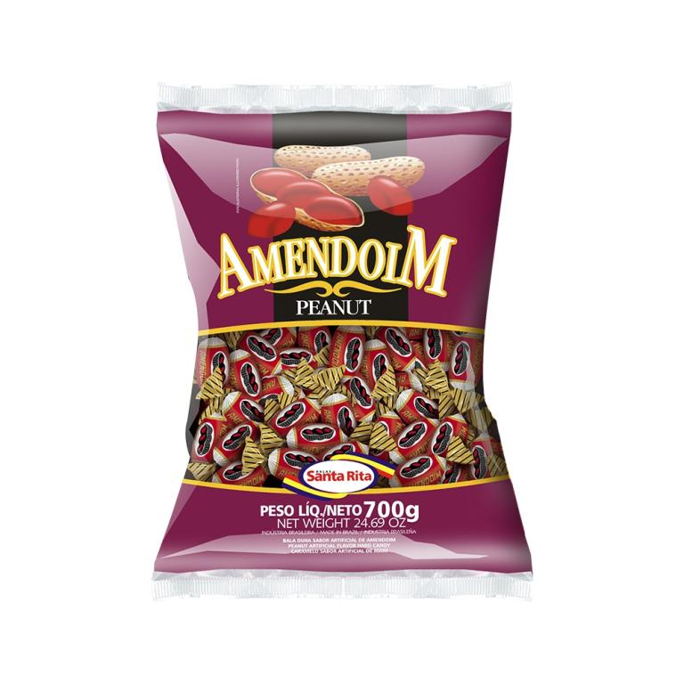 BALA DURA AMENDOIM 600GR -SANTA RITA