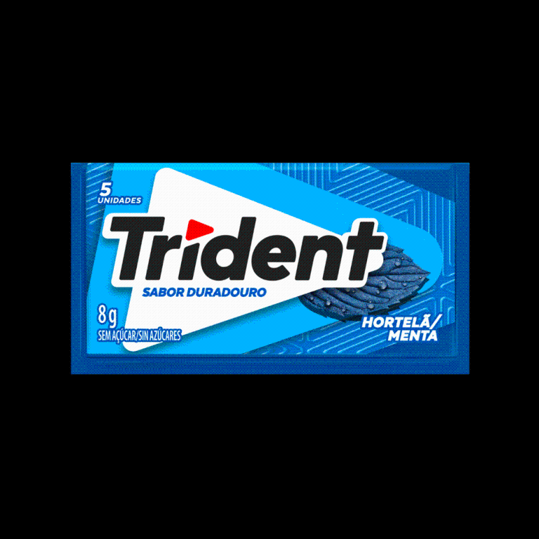 CHICLETE TRIDENT HORTELA 1X21X8G