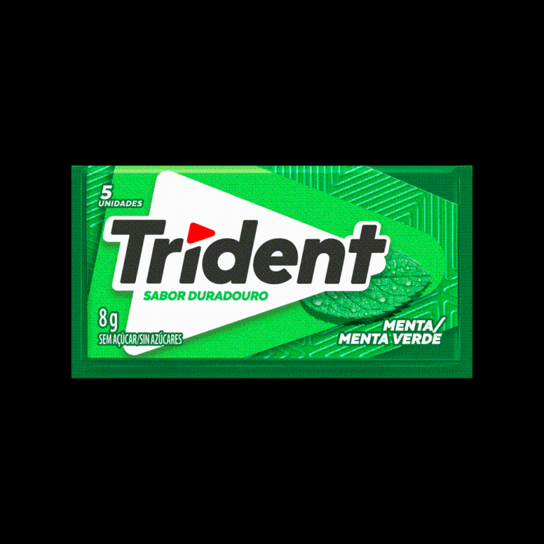 CHICLETE TRIDENT MENTA 1X21X8G