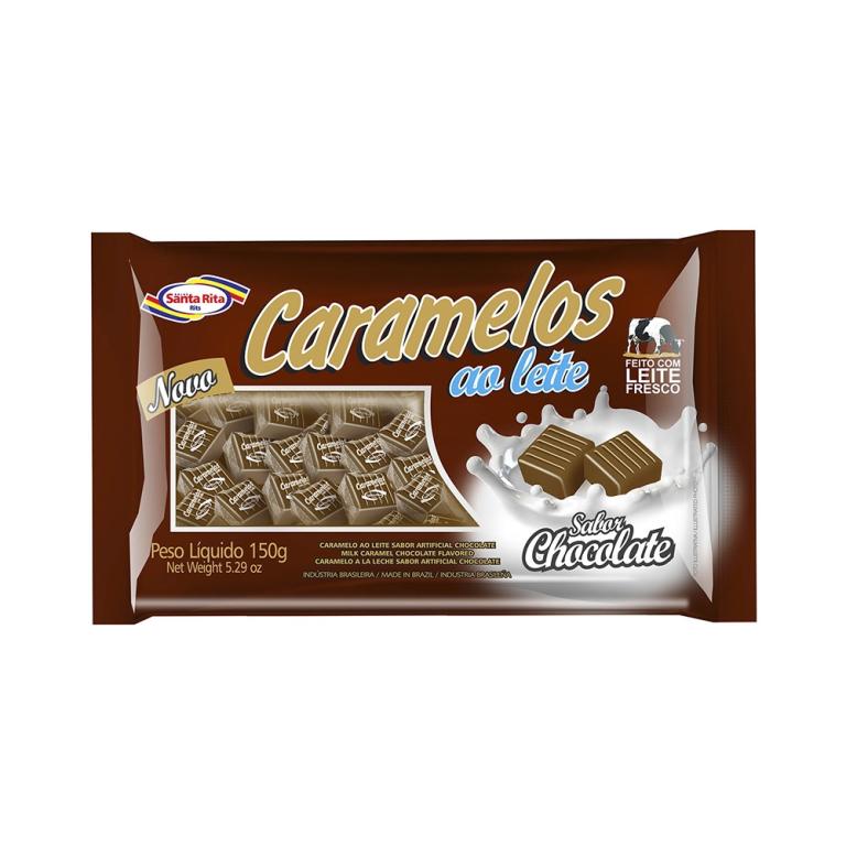 BALA CARAMELO CHOCOLATE 700GR -SANTA RITA
