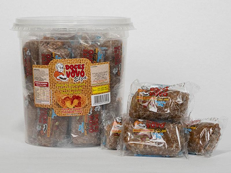DOCE CAJU RECHEADO DOCE DE LEITE 1X20X50G - VOVO ELIZA