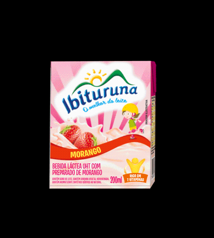 BEBIDA LACTEA IBITURUNA MORANGO 1X27X200ML
