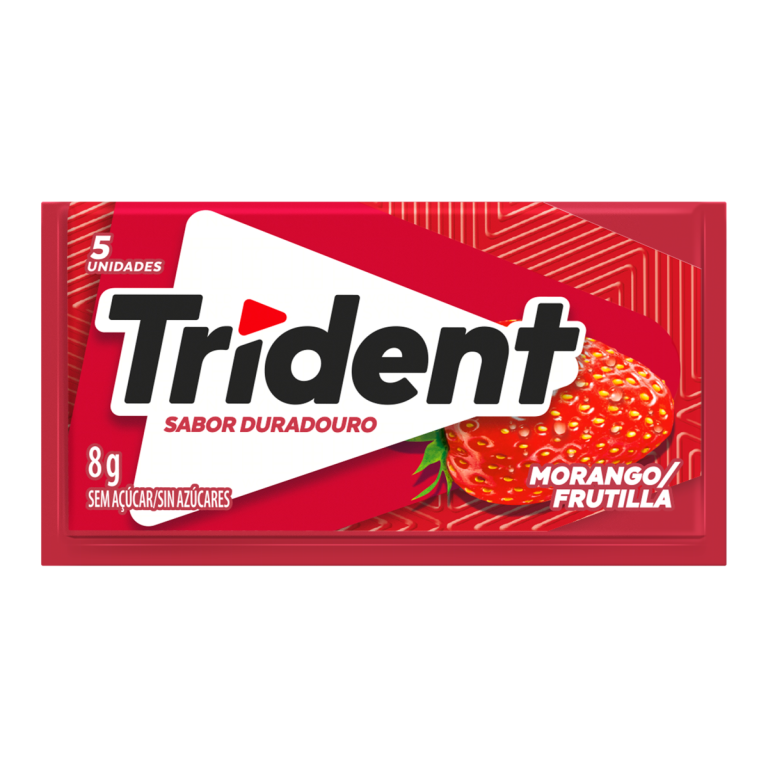 CHICLETE TRIDENT MORANGO 1X21X8G