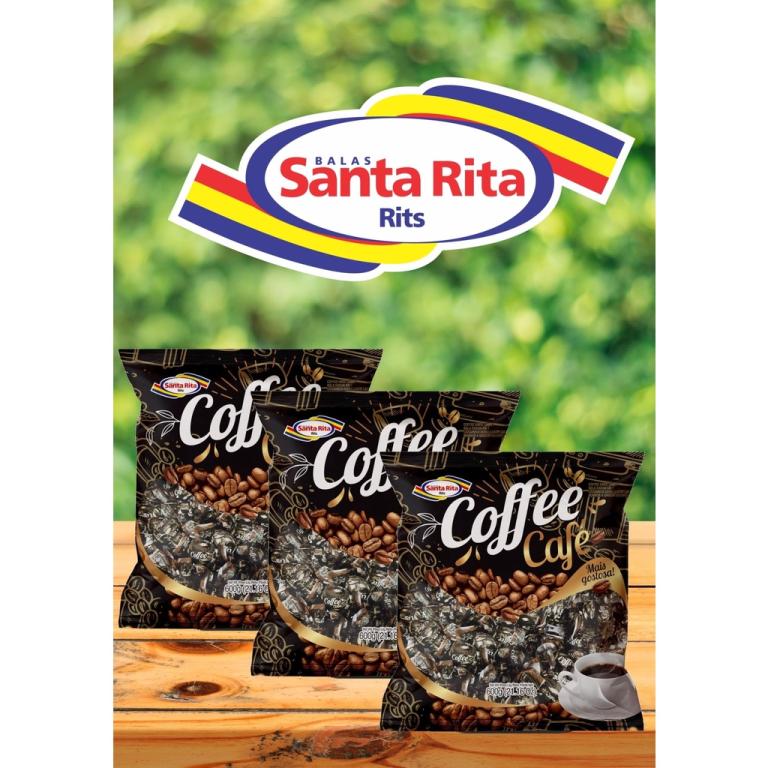 BALA DURA CAFE 600GR -SANTA RITA