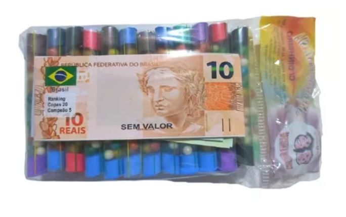 BALA TUBO COM DINHEIRO 1X50X3G - FUMY