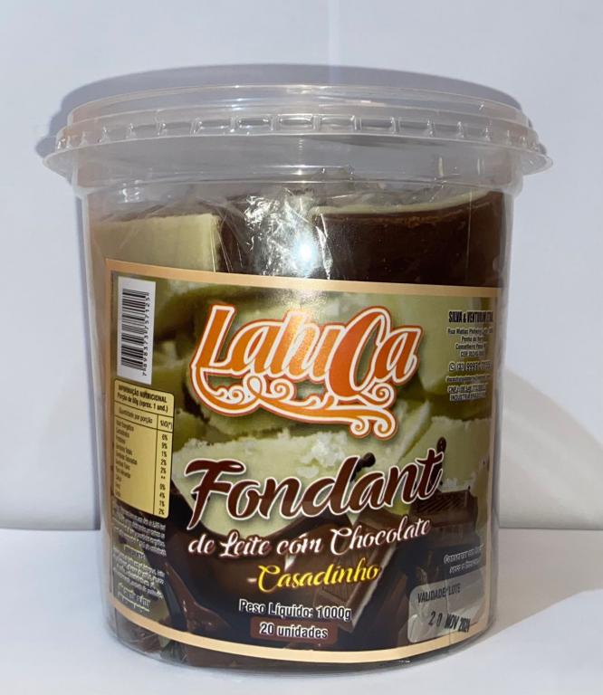 DOCE LEITE COM CHOCOLATE 1X20X50G - LALUCA